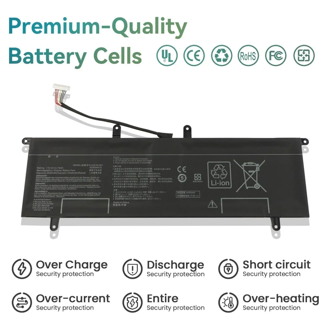 ASUS ZenBook Duo UX481FL - C41N1901 Original Laptop Notebook Battery (1 Yr Warranty)