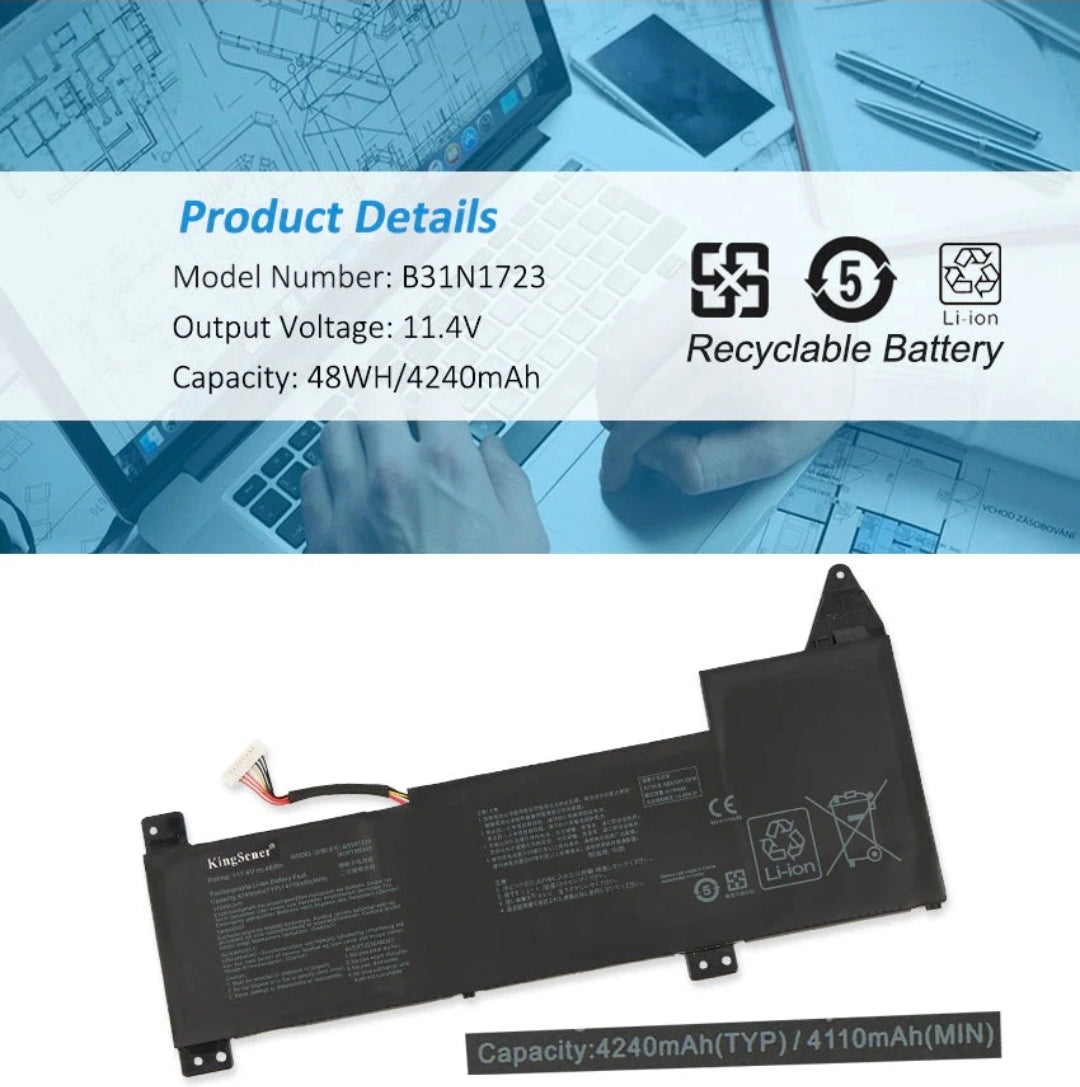 ASUS TUF FX570UD - B31N1723 Original Laptop Notebook Battery (1 Yr Warranty)