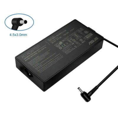 ASUS Laptop Charger 150W 20V 7.5A Original Adapter Model : Asus Vivobook F571GT-AL318T (4.5 mm x 3.0 mm) (1 Yr Warranty) (Power Cord Included)