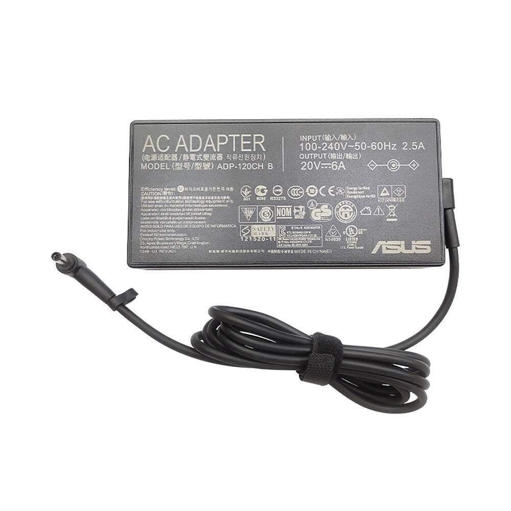 ASUS Laptop Charger 120W 20V 6A Original Adapter (4.5 mm x 3.0 mm) (1 Yr Warranty) (Power Cord Included) Model : A17-120P2A
