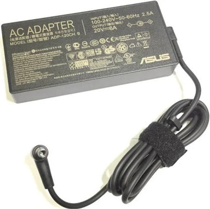 ASUS Laptop Charger 120W 20V 6A Original Adapter (6.0 mm x 3.7 mm) (1 Yr Warranty) (Power Cord Included)