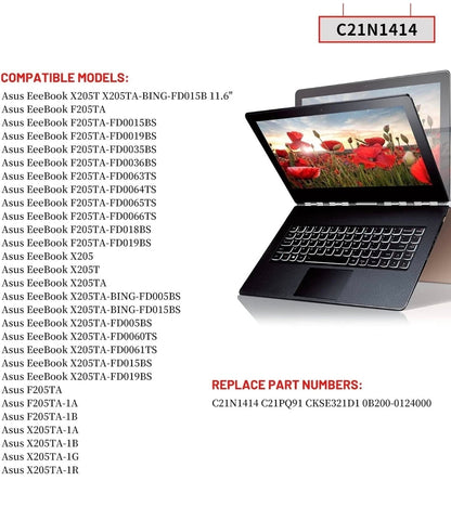 ASUS C21PQ91 - C21N1414 Original Laptop Notebook Battery (1 Yr Warranty)