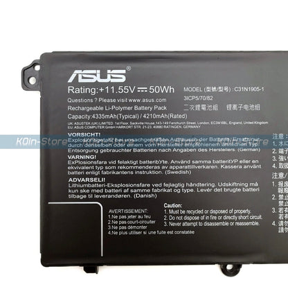 ASUS K533F - C31N1905 Original Laptop Notebook Battery (1 Yr Warranty)