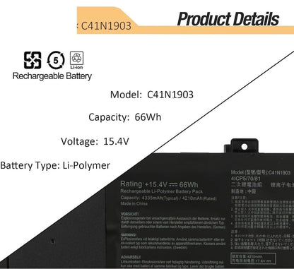 ASUS B9400CEA - C41N1903 Original Laptop Notebook Battery (1 Yr Warranty)