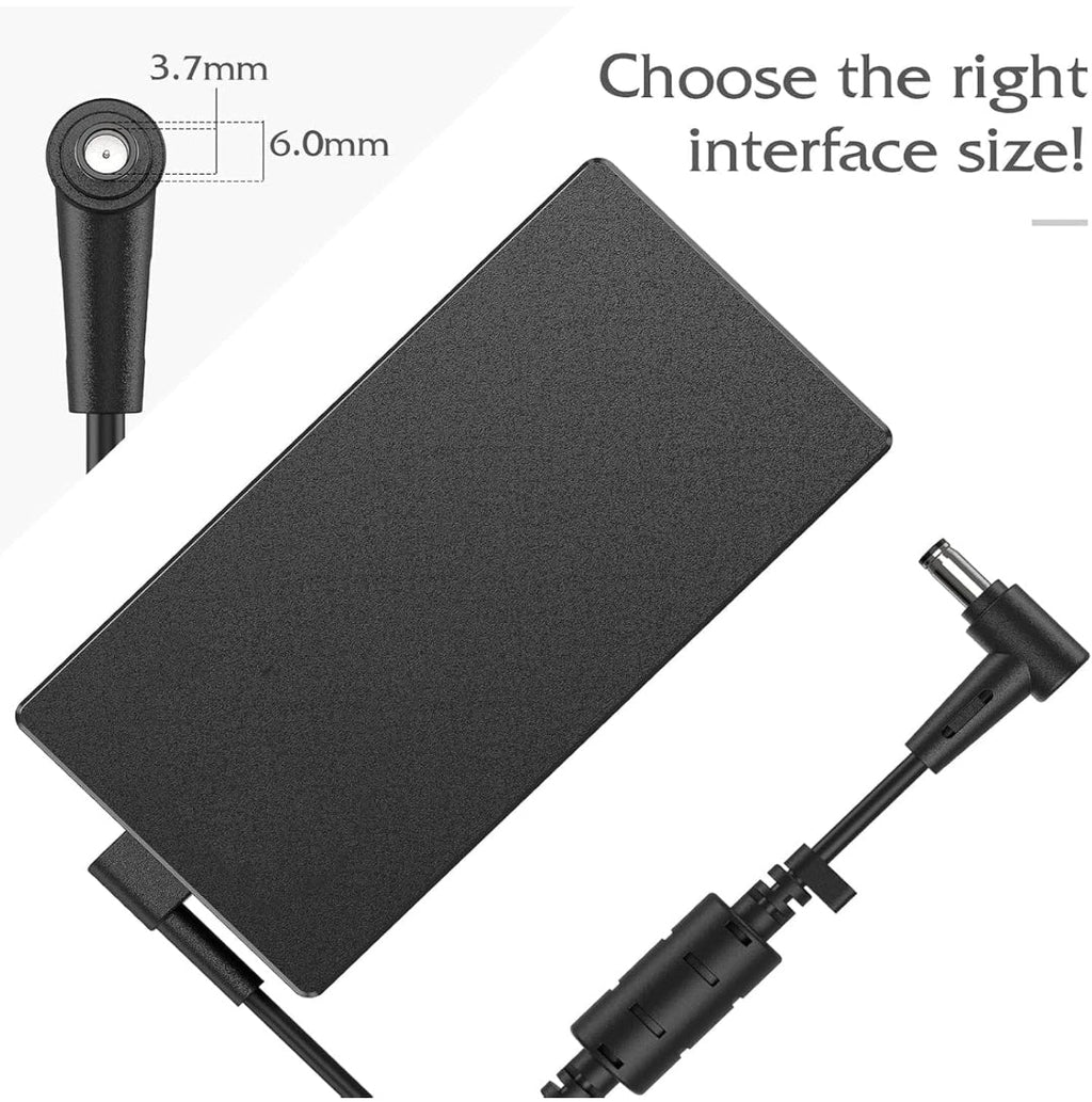 ASUS Laptop Charger 230W 19.5V 11.8A Original Adapter Model No: ADP-230GB B (6.0 mm x 3.7 mm) (1 Yr Warranty) (Power Cord Included)