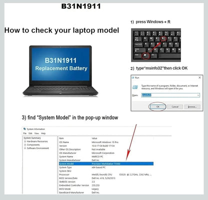 ASUS Vivobook 14 D413IA - C31N1911 Original Laptop Notebook Battery (1 Yr Warranty)