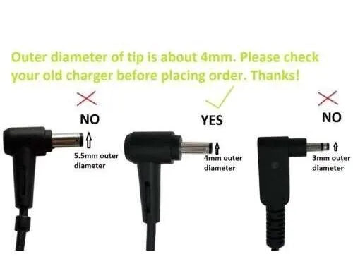 ASUS Laptop Charger 45W 19V 2.37A Original Adapter Model No : 0A001-01105400 (4.0 mm x 1.35 mm) (1 Yr Warranty) (Power Cord Included)