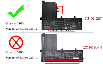 ASUS C21PICH - C21N1807 Original Laptop Notebook Battery (1 Yr Warranty)