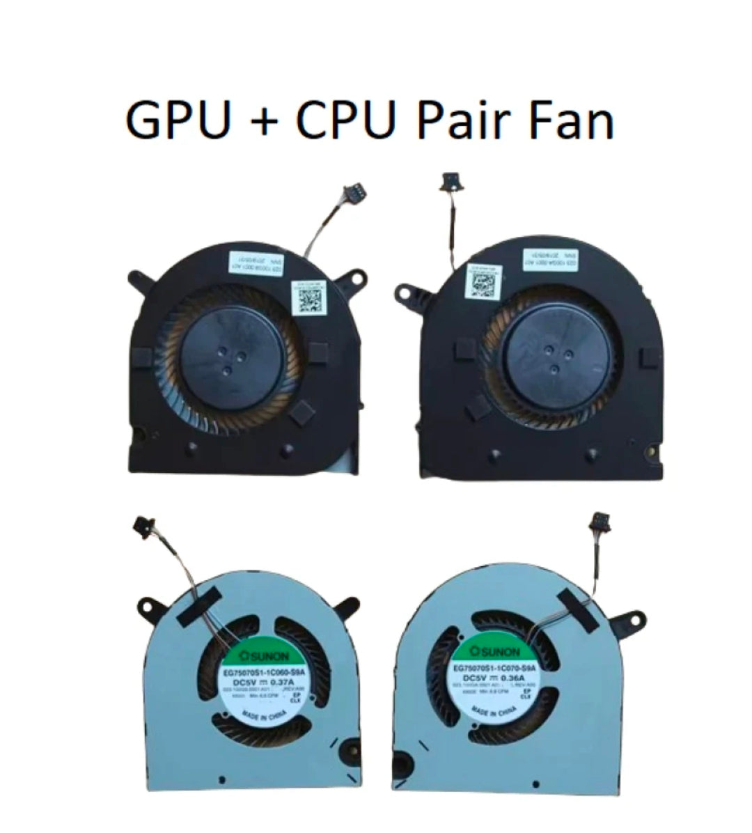 Original FAN Pair ( CPU & GPU ) Dell G3 3590 P/N : 0160GM , 160GM