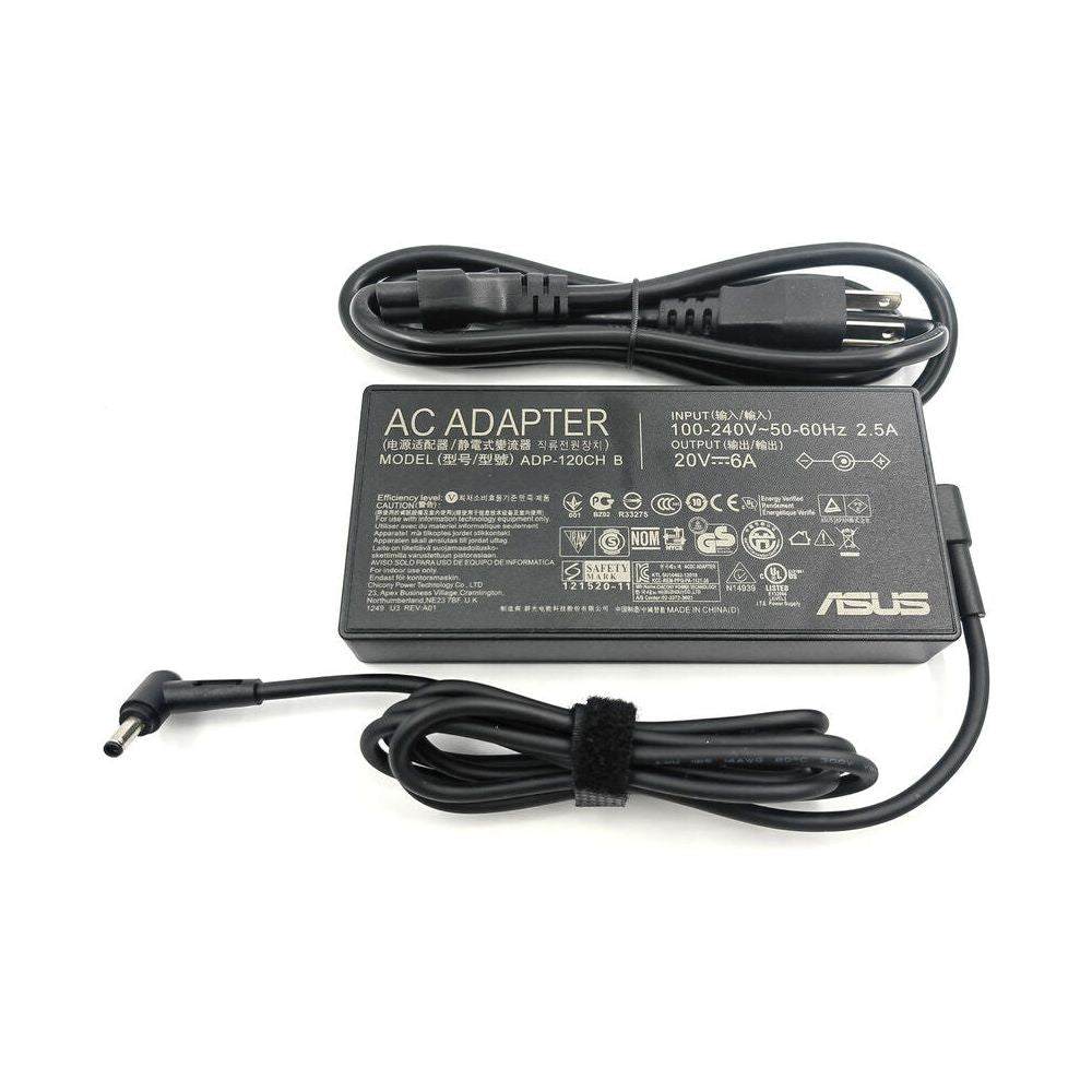 ASUS Laptop Charger 120W 20V 6A Original Adapter (4.5 mm x 3.0 mm) (1 Yr Warranty) (Power Cord Included) Model : A17-120P2A