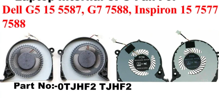 Original FAN Pair Dell G7 7588   P/N : 0TJHF2 , TJHF2