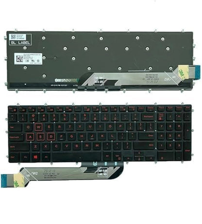Original Laptop Keyboard Dell Inspiron 15 5577 with RED Backlight