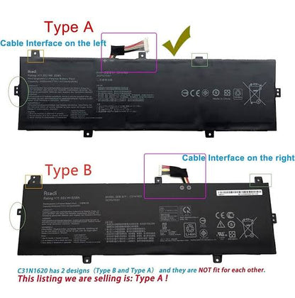 ASUS UX3400 - C31N1620 Original Laptop Notebook Battery (1 Yr Warranty)