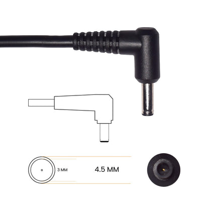 ASUS Laptop Charger 65W 19V 3.42A Original Adapter (4.5 mm x 3.0 mm) (1 Yr Warranty) (Power Cord Included)