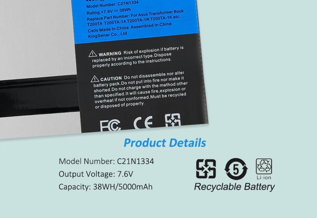 ASUS T200TA - C21N1334 Original Laptop Notebook Battery (1 Yr Warranty)