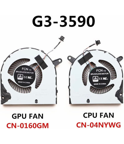Original FAN Pair Dell Gaming G3 3500 P/N : 04NYWG