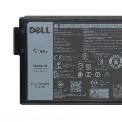 DELL Latitude 5424 RUGGED - 7WNW1 Genuine Original Laptop Notebook Battery ( 1 Yr Warranty )
