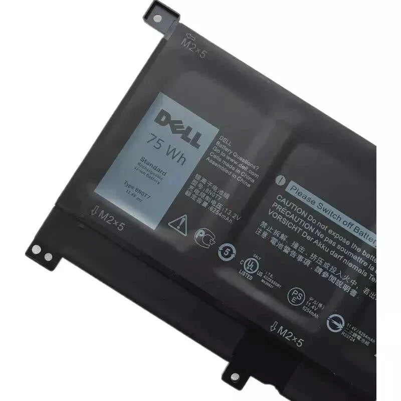 DELL 08N0T7 V5MHM - 8N0T7 Genuine Original Laptop Notebook Battery ( 1 Yr Warranty )