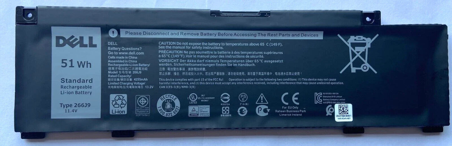 DELL INSPIRON 5498 - 266J9 Genuine Original  Laptop Notebook Battery ( 1 Yr Warranty )