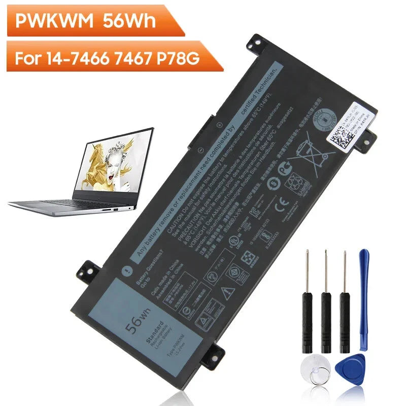 Dell Inspiron 14 7466 - PWKWM Genuine Original Laptop Notebook Battery ( 1 Yr Warranty )