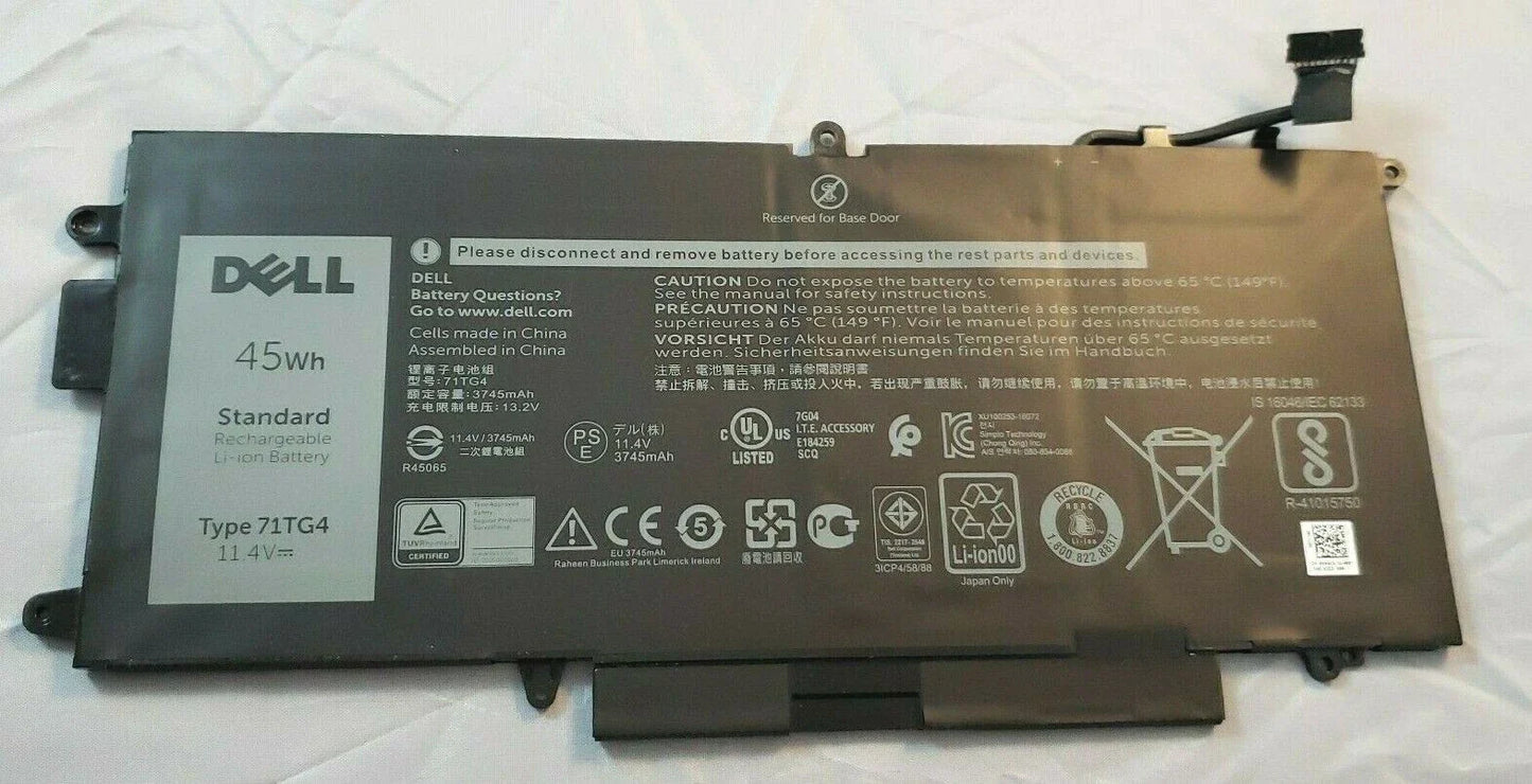 DELL Latitude 5289 2-in-1 – 71TG4 Genuine Original Laptop Notebook Battery ( 1 Yr Warranty )