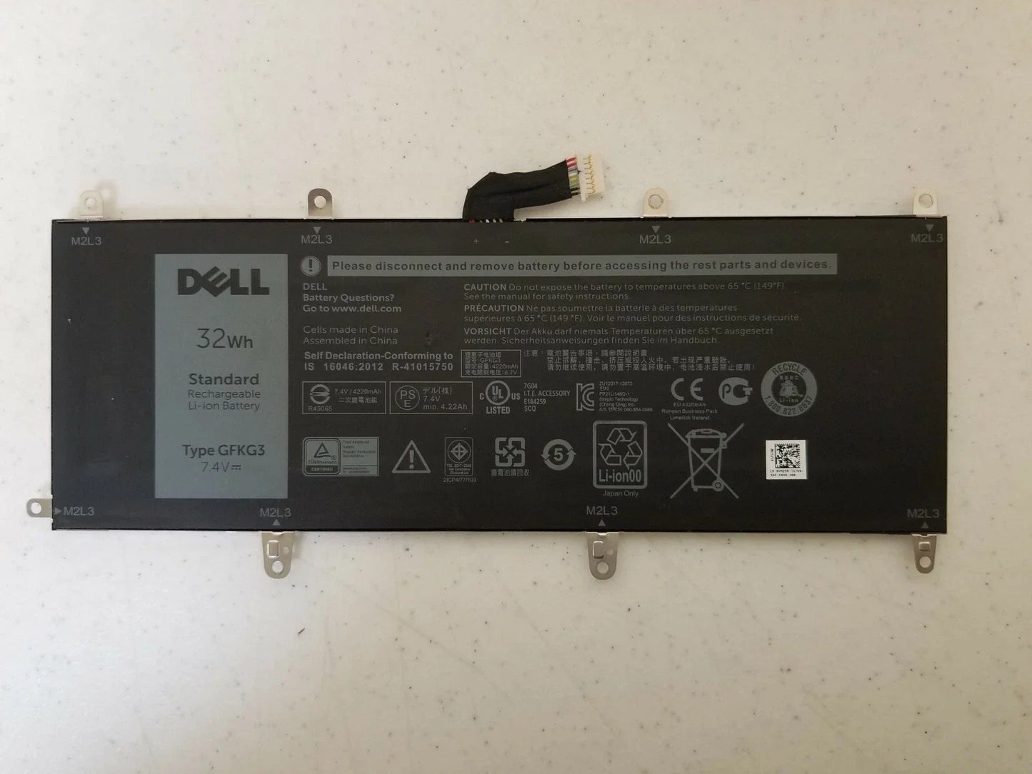 DELL GFKG3 - GFKG3 Genuine Original Laptop Notebook Battery( 1 Yr Warranty )