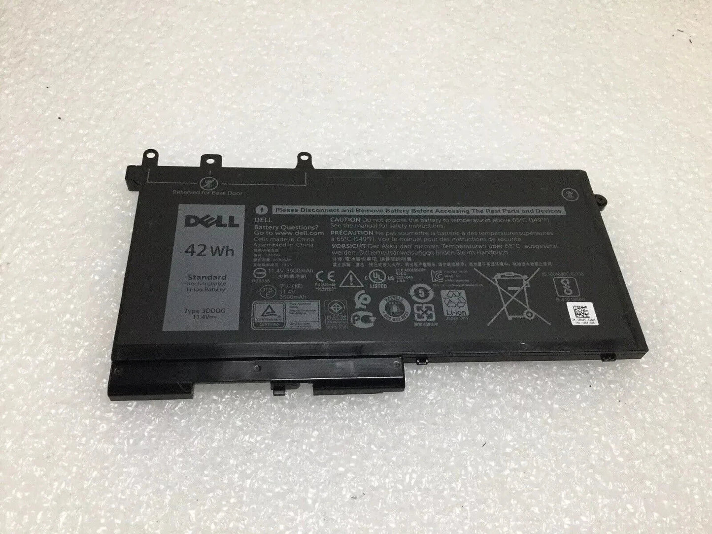 DELL 03VC9Y P60F P72G 049XH 83XPC P60F001 - 3DDDG Genuine Original Laptop Notebook Battery ( 1 Yr Warranty )