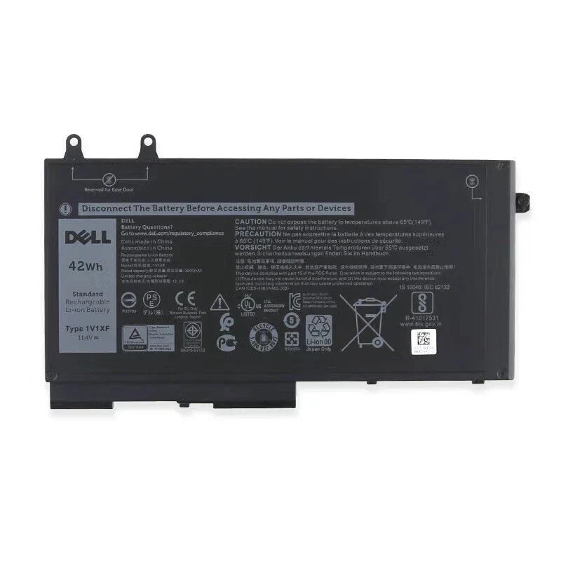 DELL P98G001 P84F001 0C5GV2 P80F P42E P80F001 - 1V1XF Genuine Original Laptop Notebook Battery ( 1 Yr Warranty )