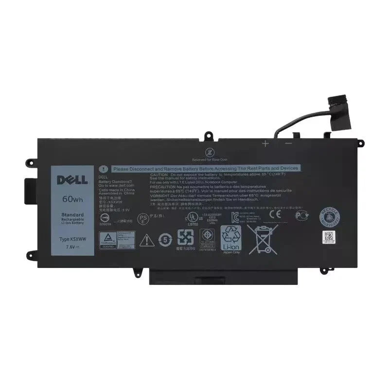 DELL 71TG4 CFX97 K5XWW 725KY 6CYH6 P29S P29S001 - K5XWW Genuine Original Laptop Notebook Battery ( 1 Yr Warranty )