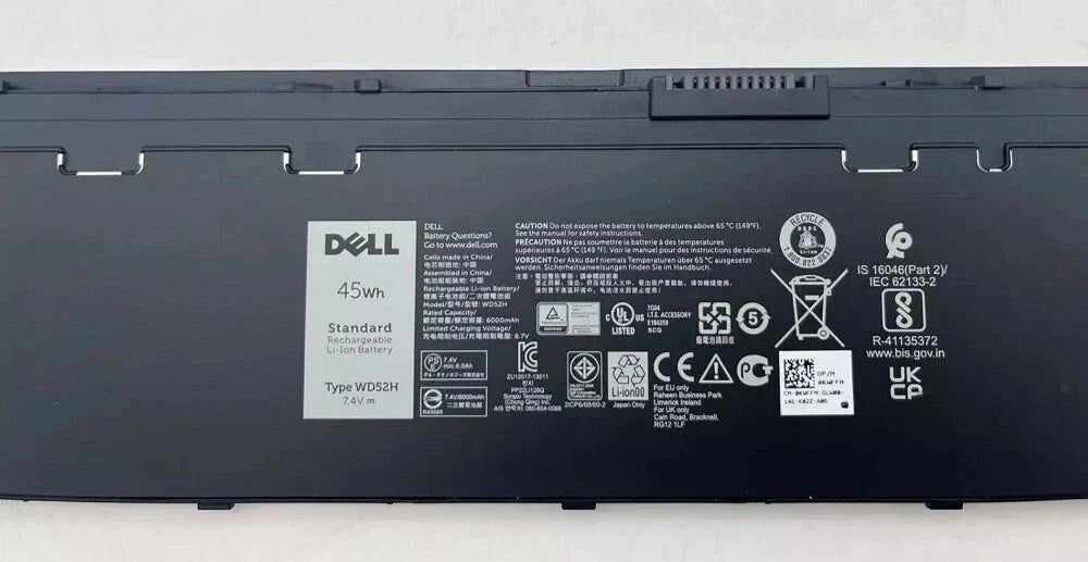DELL Latitude E7240 - WD52H Genuine Original Laptop Notebook Battery ( 1 Yr Warranty )
