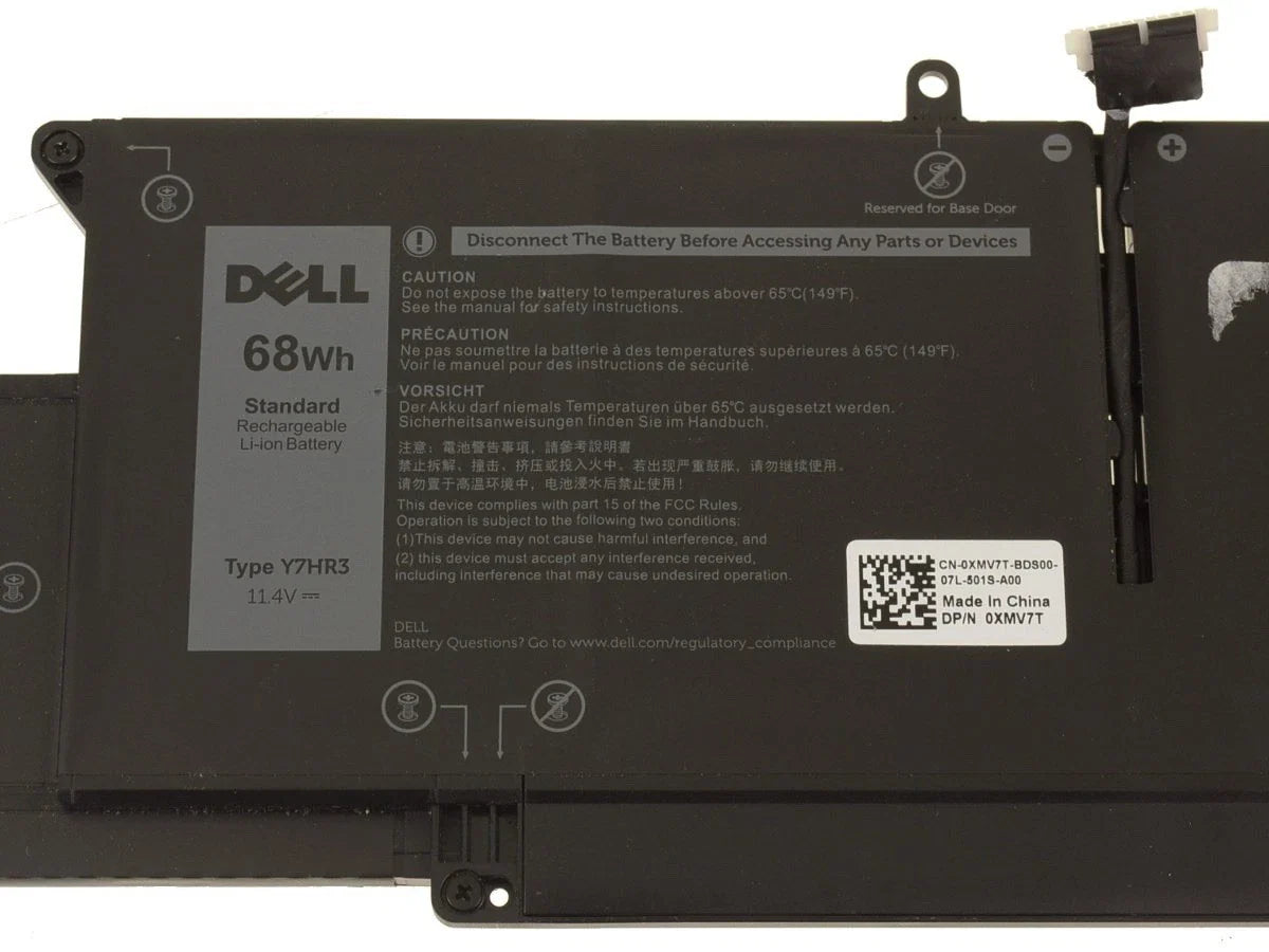 DELL Y7HR3 - Y7HR3 Genuine Original Laptop Notebook Battery( 1 Yr Warranty )