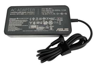 ASUS Laptop Charger 150W 19.5V 7.7A Original Adapter (6.0 mm x 3.7 mm) (1 Yr Warranty) (Power Cord Included)