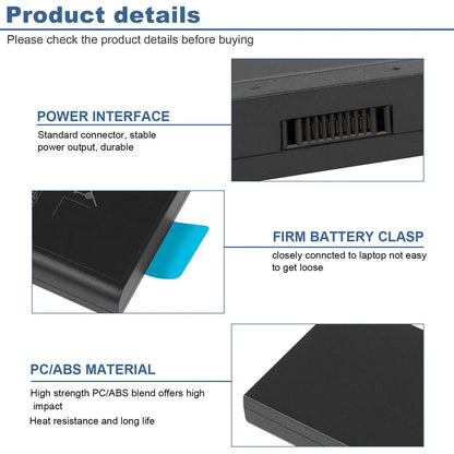 DELL 9WMN7 80D45 451-BBOI 23MR0 W11Y7 67RF3 - X8VWF Genuine Original Laptop Notebook Battery ( 1 Yr Warranty )
