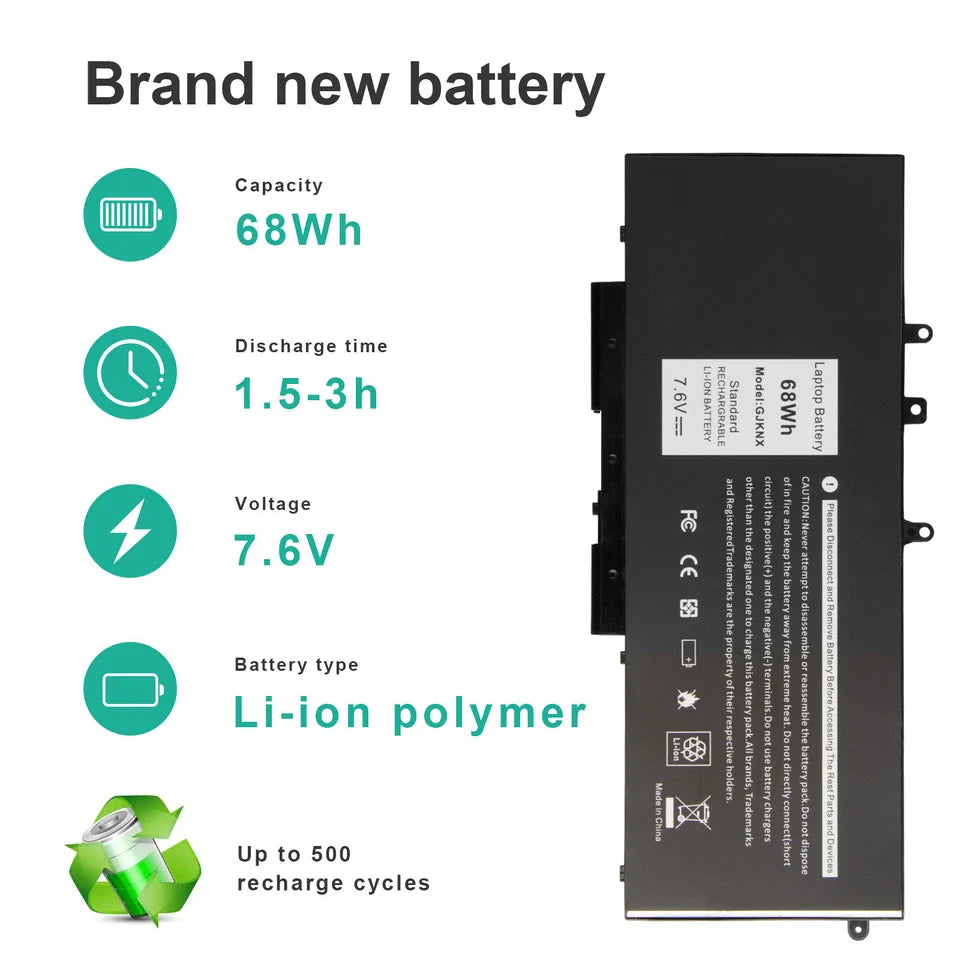 DELL Precision 3530 - GJKNX Genuine Original  Laptop Notebook Battery ( 1 Yr Warranty )