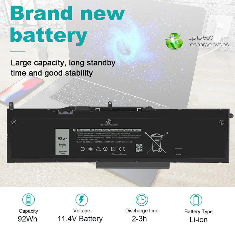 DELL Precision 3520 - VG93N Genuine Original  Laptop Notebook Battery ( 1 Yr Warranty )