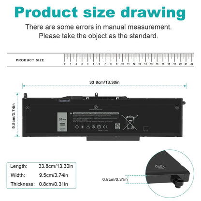 DELL VG93N - VG93N Genuine Original  Laptop Notebook Battery( 1 Yr Warranty )