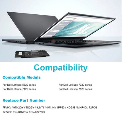 DELL P135G001 - 7FMXV Genuine Original  Laptop Notebook Battery ( 1 Yr Warranty )