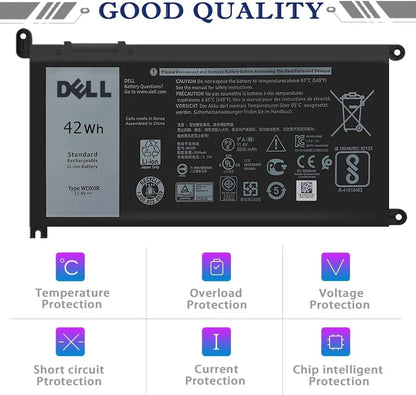 DELL Reg Model : P75F110 - WDXOR Genuine Original Laptop Notebook Battery ( 1 Yr Warranty )