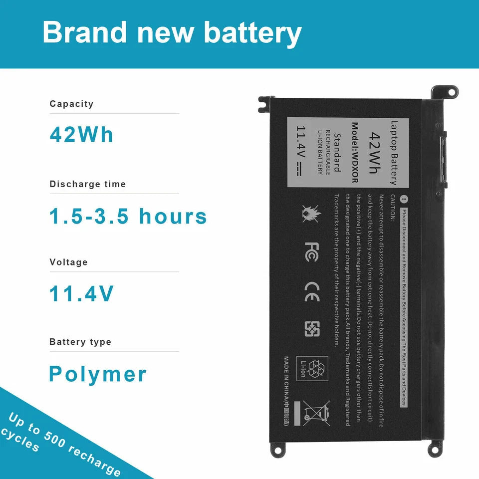 DELL Vostro 15 3590 - WDXOR Genuine Original Laptop Notebook Battery ( 1 Yr Warranty )