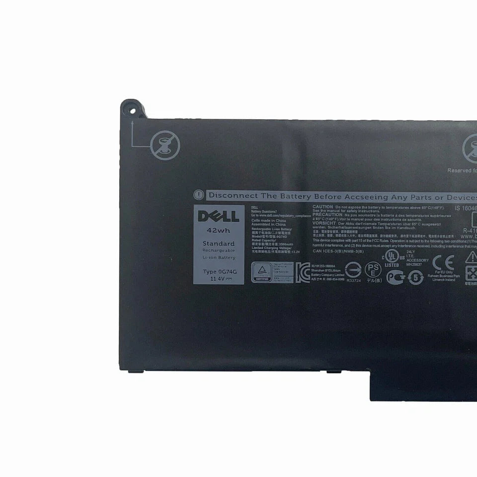 DELL Latitude 7380 - 0G74G Genuine Original Laptop Notebook Battery ( 1 Yr Warranty )