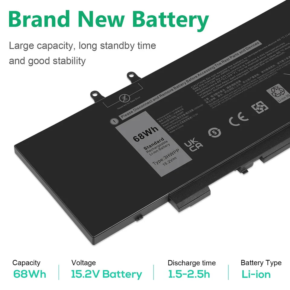 DELL Latitude 15 5510 - 3HWPP Genuine Original Laptop Notebook Battery ( 1 Yr Warranty )