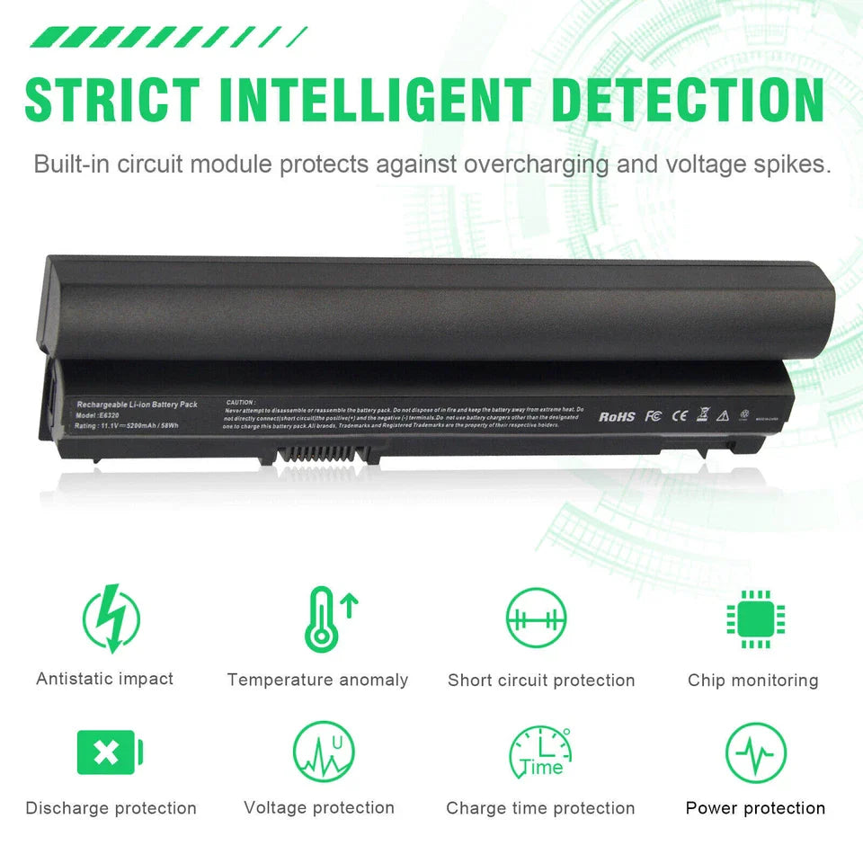 DELL Latitude E5220 - 6 Cell FRR0G Genuine Original  Laptop Notebook Battery( 1 Yr Warranty )