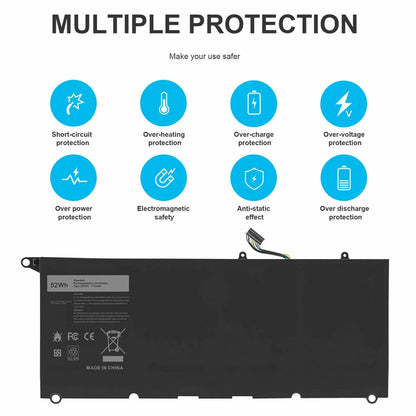 DELL 5K9CP 0N7T6 RWT1R P54G001 JHXPY53 - JD25G Genuine Original Laptop Notebook Battery ( 1 Yr Warranty )