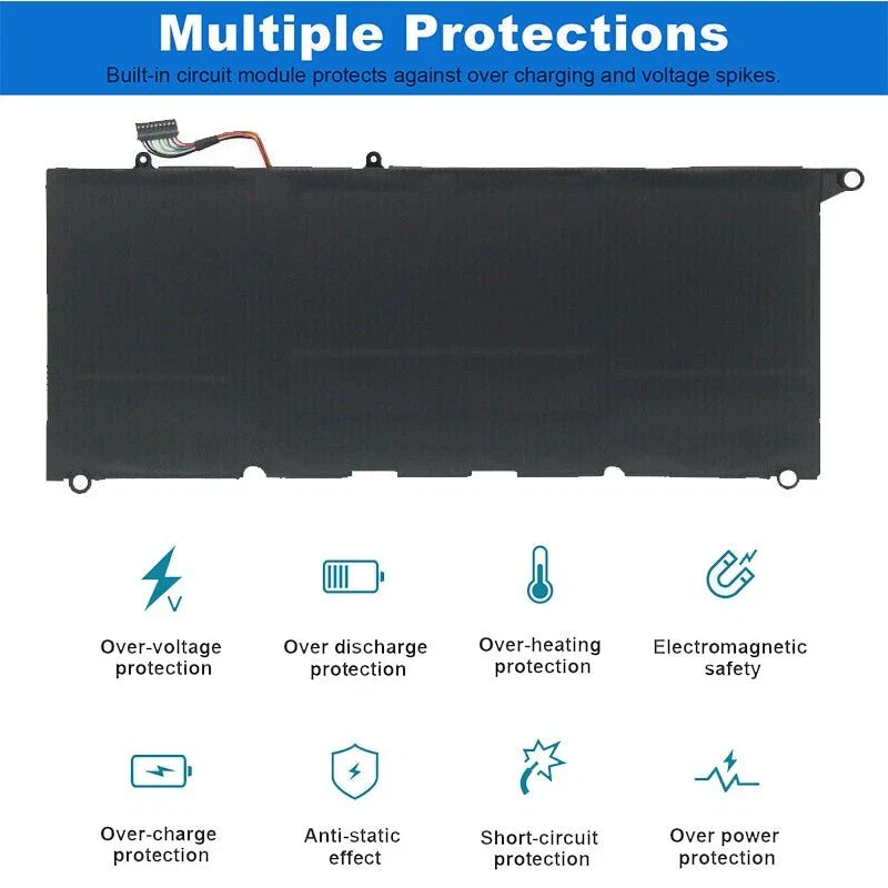 DELL XPS 13 9343 - 90V7W Genuine Original Laptop Notebook Battery ( 1 Yr Warranty )