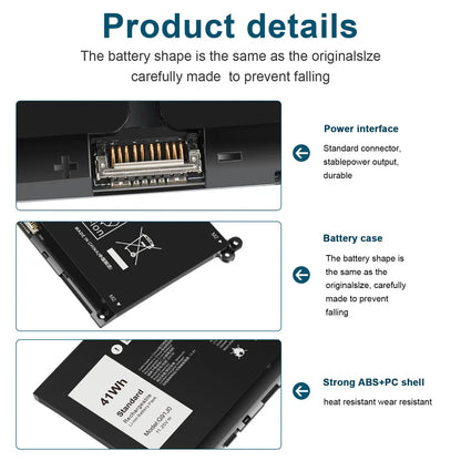 DELL Latitude 3520 - G91J0 Genuine Original  Laptop Notebook Battery ( 1 Yr Warranty )