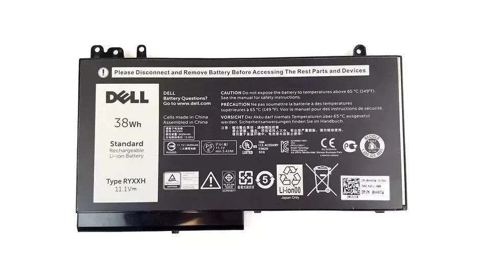 DELL YD8XC VY9ND 0VY9ND 2CP9F 5PYY9 VVXTW - RYXXH Genuine Original Laptop Notebook Battery ( 1 Yr Warranty )