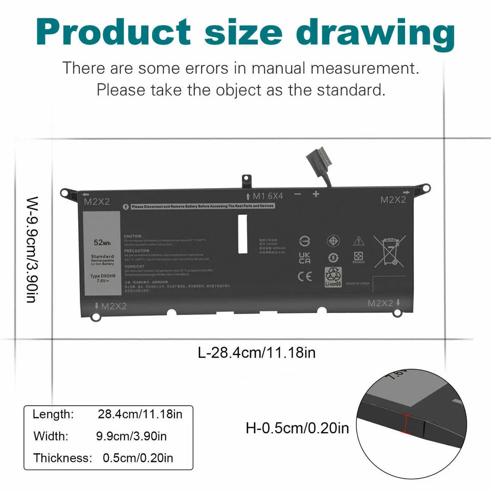 DELL Vostro 5390 - DXGH8 Genuine Original  Laptop Notebook Battery ( 1 Yr Warranty )
