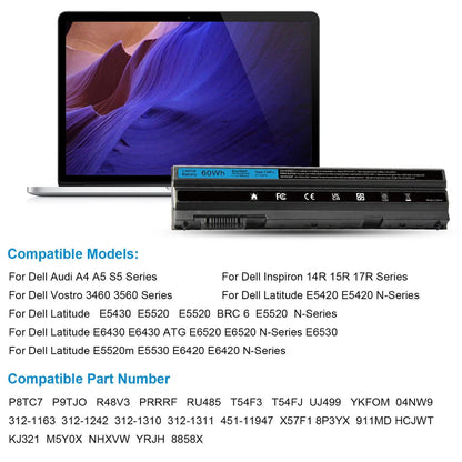 DELL Inspiron 5520 - 6 Cell 8858X Genuine Original Laptop Notebook Battery ( 1 Yr Warranty )
