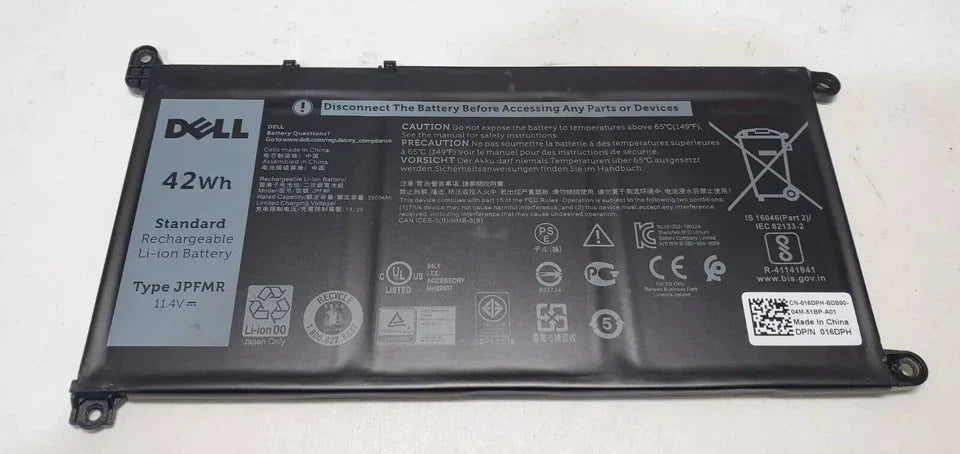 DELL Chromebook 3100 - JPFMR Genuine Original Laptop Notebook Battery Notebook Battery ( 1 Yr Warranty )