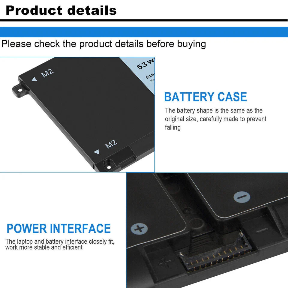 DELL Inspiron 15 5000 Series - H5CKD Genuine Original  Laptop Notebook Battery ( 1 Yr Warranty )